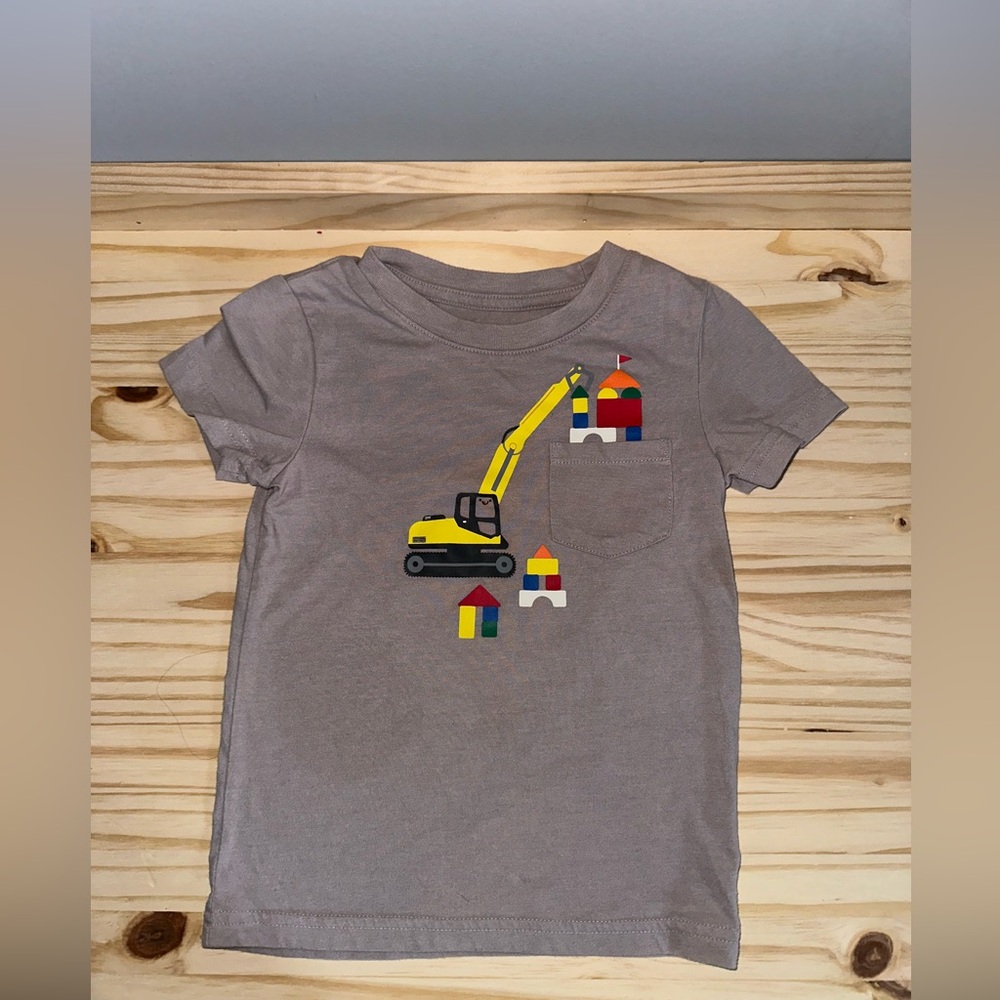 Cat and Jack 3t tshirt construction